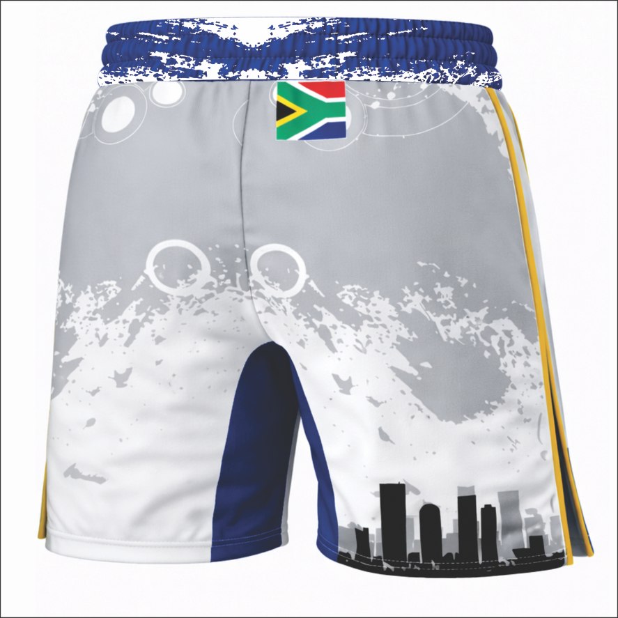 Gauteng MMA Fight Shorts Rear